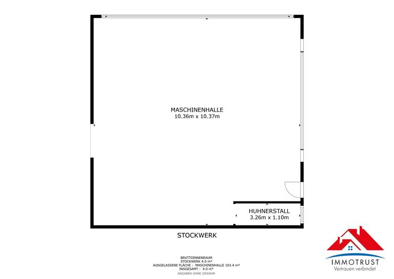 Plan Maschinenhalle