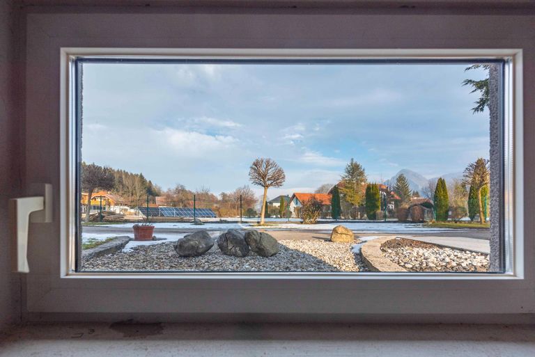 sogar im Keller hübscher Ausblick