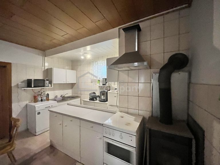 Küche mit Schwedenofen