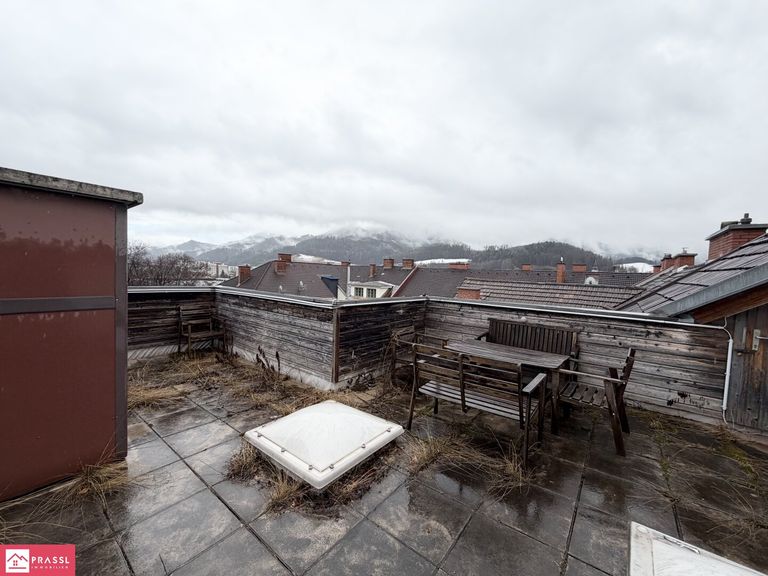 Dachterrasse bei Regenwetter :-(