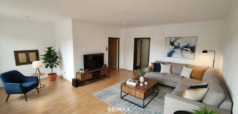 Wohnzimmer KI generiert