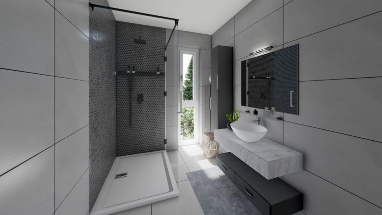 Badezimmer Visualisierung