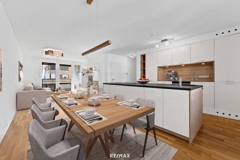 Küche digital möbliert