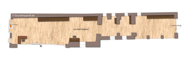 Grundriss als schematische Darstellung