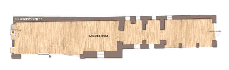 Grundriss als schematische Darstellung