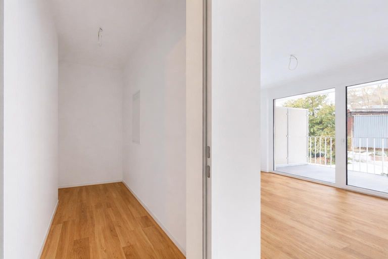 Wohnung - Abstellraum-Wohnbereich Visualisierung