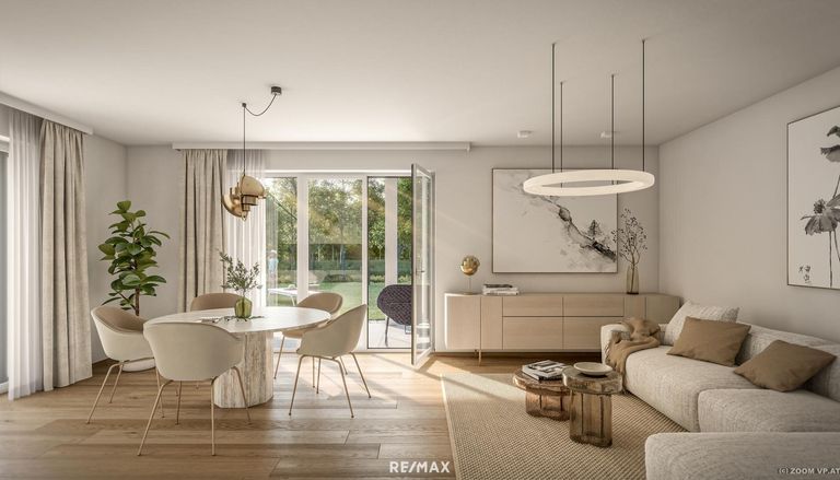 Rendering Wohnbereich TOP5