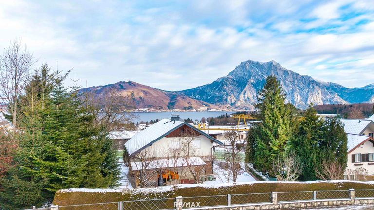 Traunsee, Traunstein und das umliegenden Bergpano 