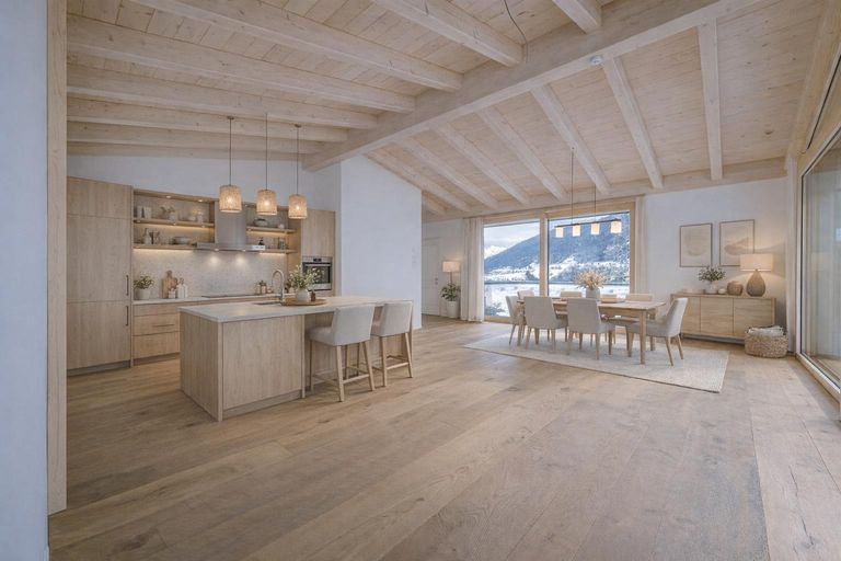 Wohnküche/Wohnzimmer Visualisierung