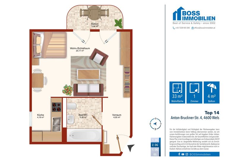Grundriss_Anton Brucknerstr 4_Top 14