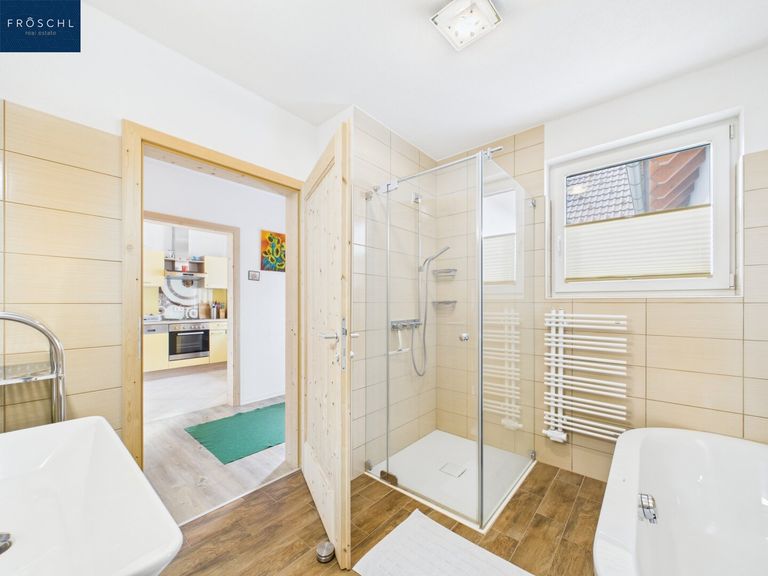 Badezimmer in der Ferienwohnung
