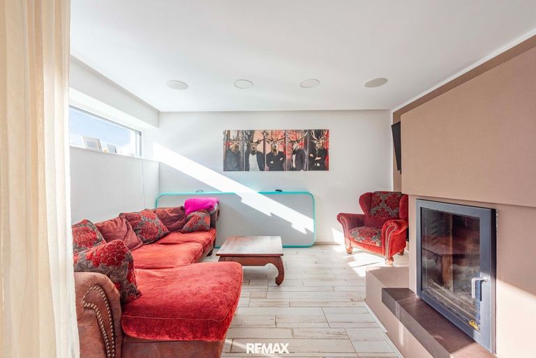 Wohnzimmer mit tollem Kaminofen