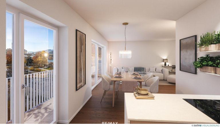 Visualisierung Koch-Wohn-Essbereich