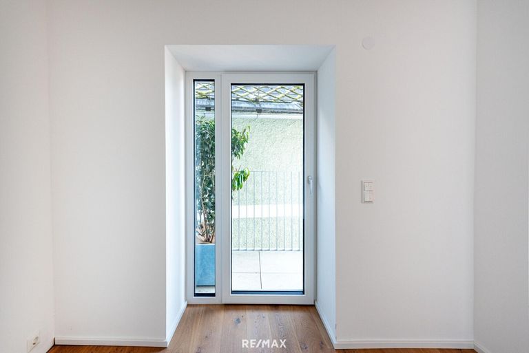 Balkonausgang beim Küchenbereich