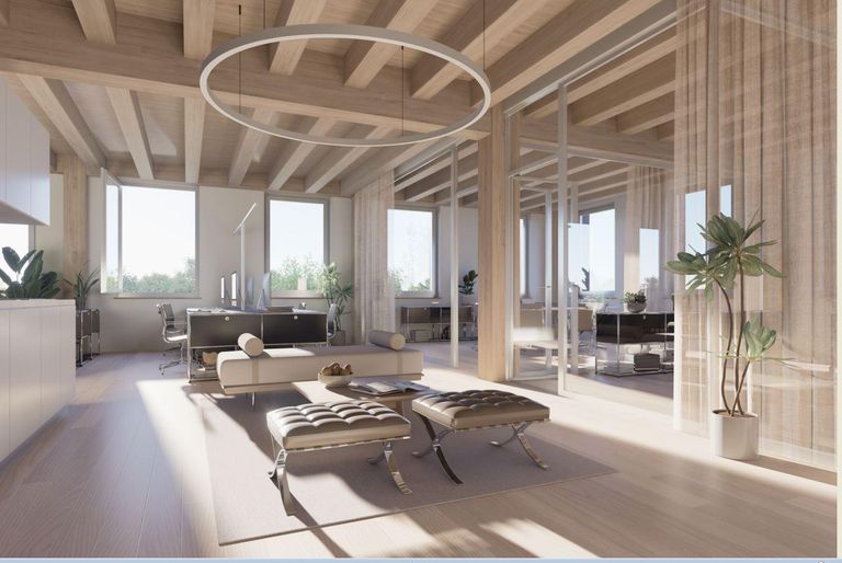 Bürofläche Visualisierung