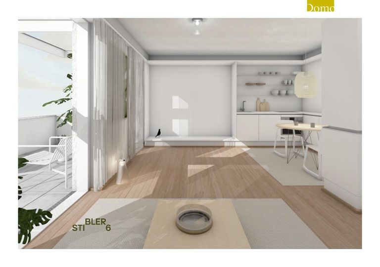 Schaubild Wohnzimmer Küche