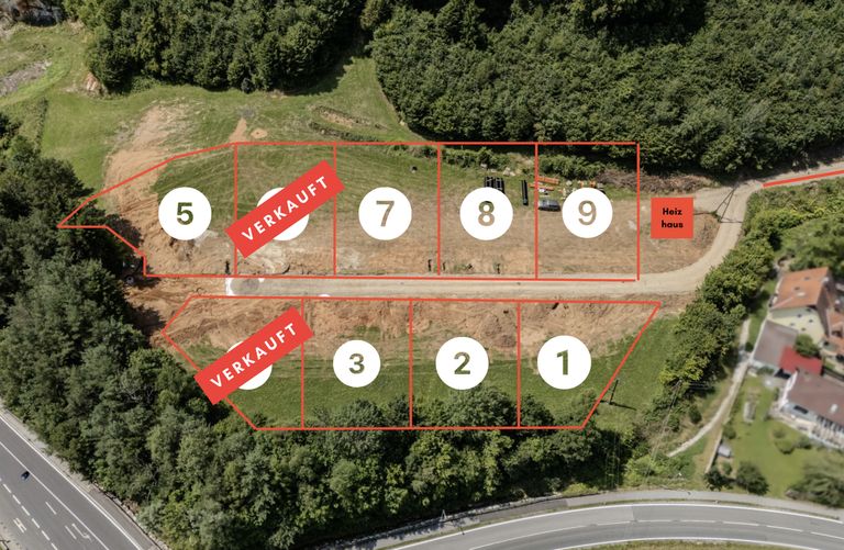 noch 7 Parzellen frei