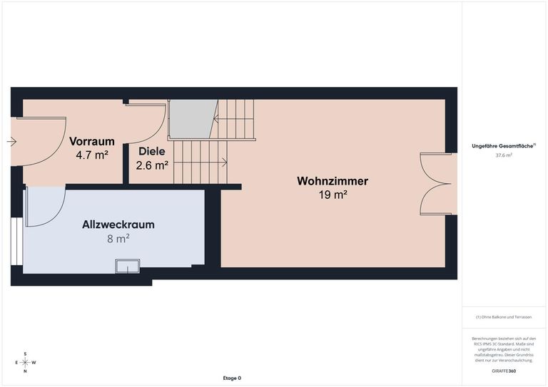 Grundriss Erdgeschoß