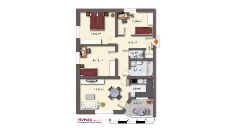Grundrißplan für Internet