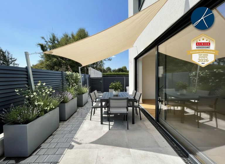 KI-generierter Gestaltungsvorschlag (Möblierung nicht enthalten)