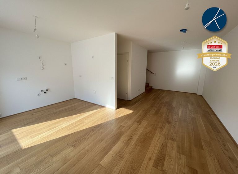 Wohnküche, Parkett, 27 m²