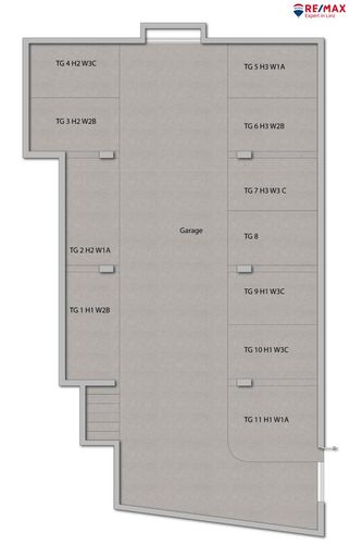 Grundriss Tiefgarage