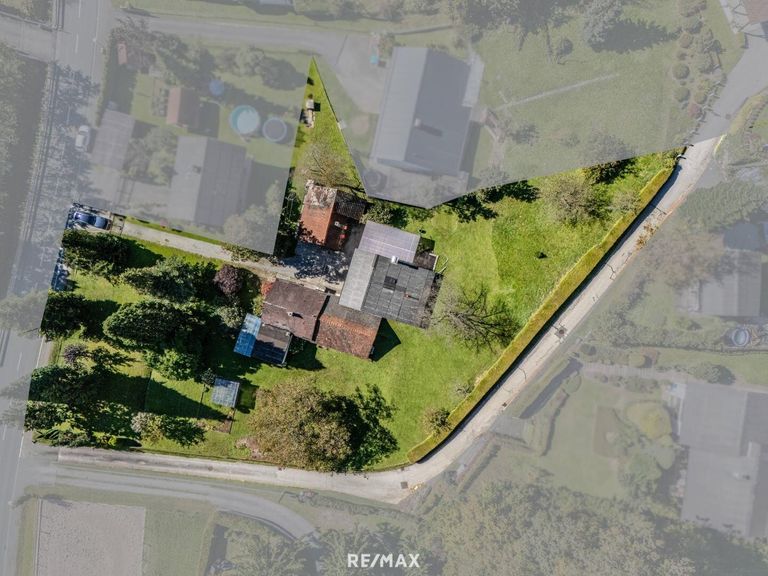 Luftaufnahme Grundstück freigeschnitten