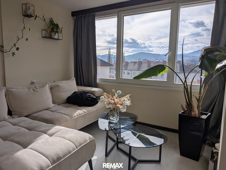Wohnzimmer mit Aussicht 