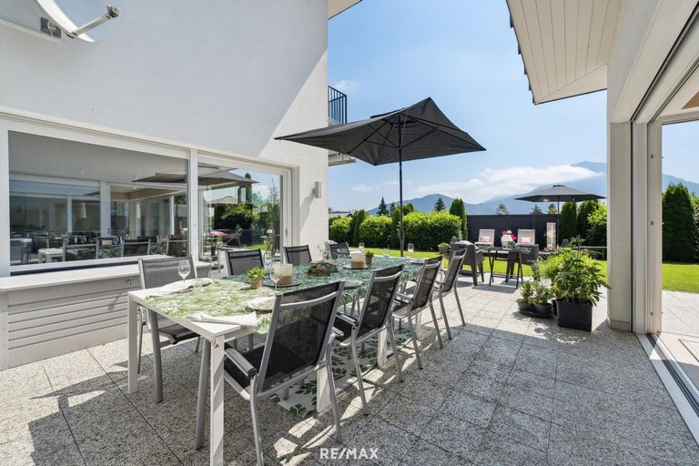 Außenbereich für gemütliche Stunden 