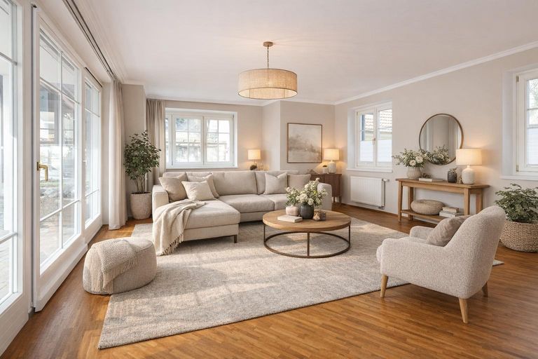 Wohnzimmer Einrichtungsbeispiel