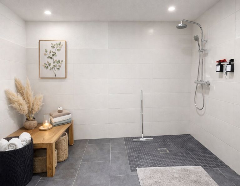 Fließ - Haus - Badezimmer