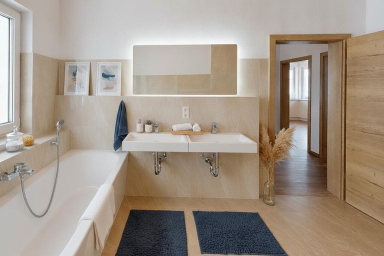Fließ - Haus - OG Badezimmer.