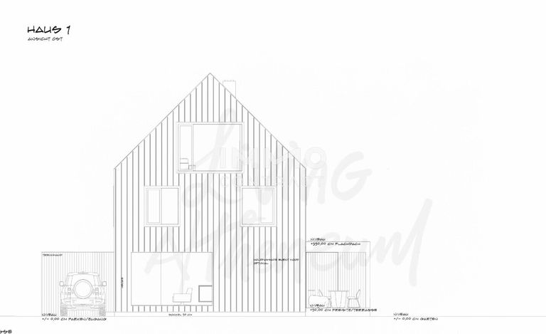 Seitenansicht Haus 1