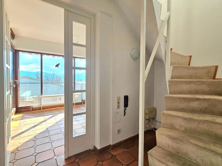 Wintergarten + Wendeltreppe zur Dachterrasse