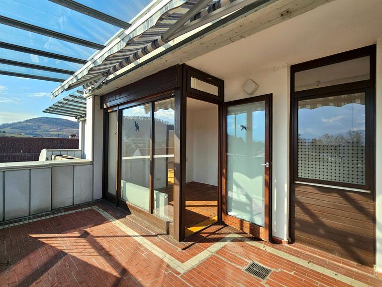 Balkon vor der Küche