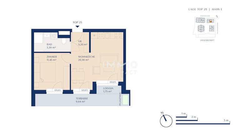 Wohnungsplan Wohnung 1 (rechts)