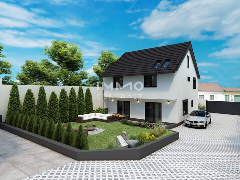 Ansicht Einfahrt Haus 1