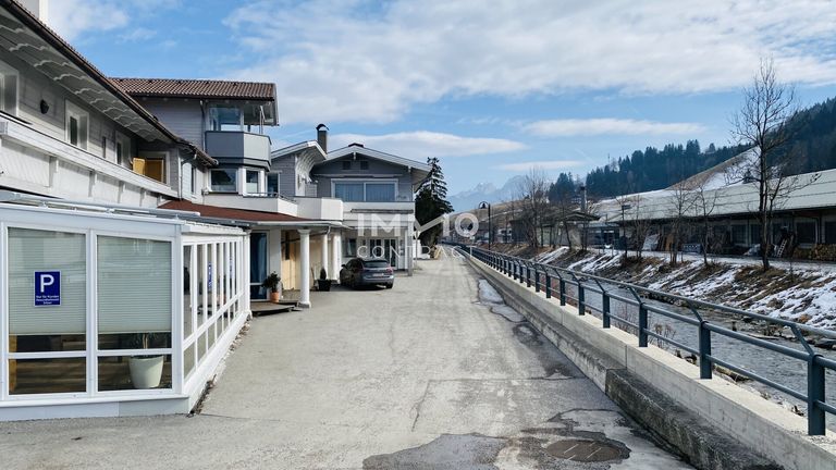 Gastlokal und Fitnessstudio