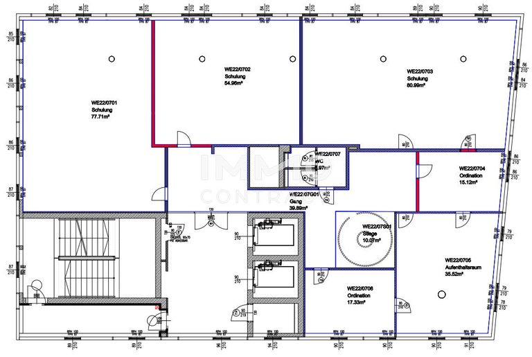 Grundriss 7. Obergeschoss BT.C