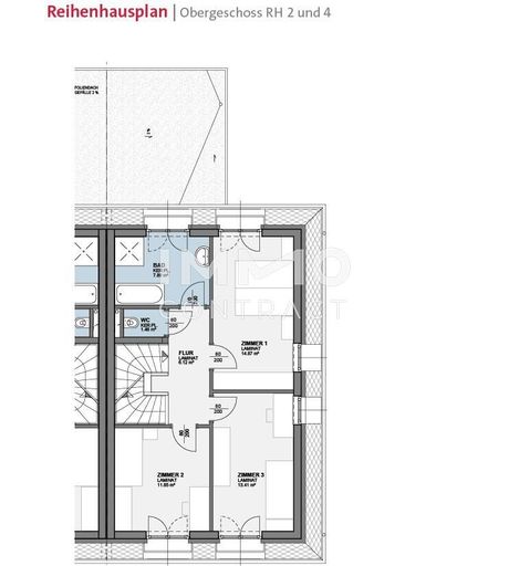 Grundriss OG DHH 2 und 4