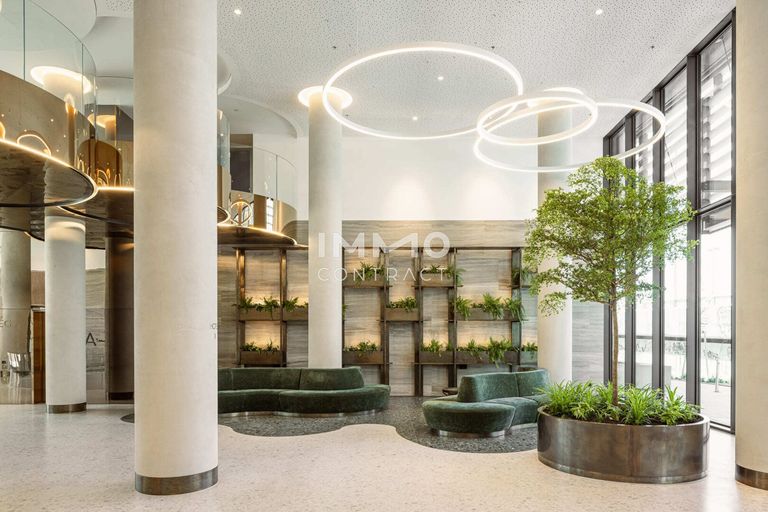 Lobby intensiv begrünt