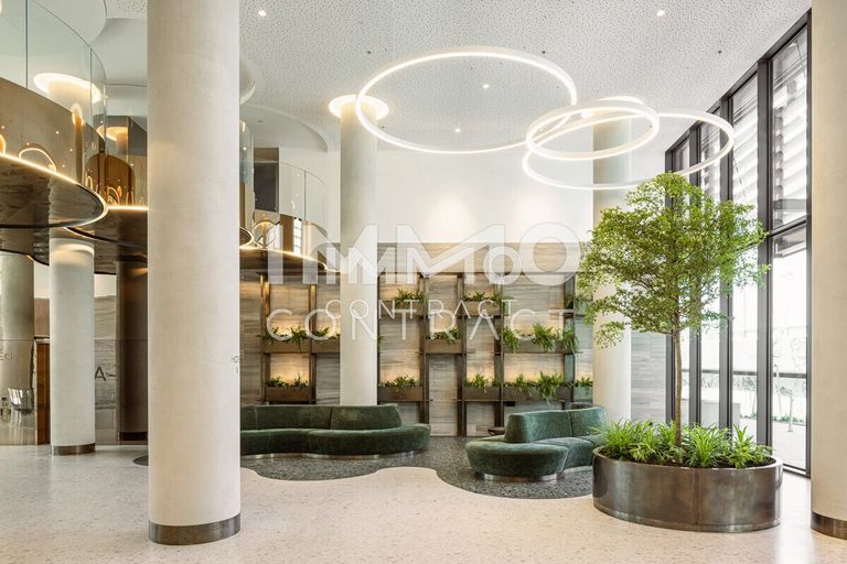 Lobby intensiv begrünt