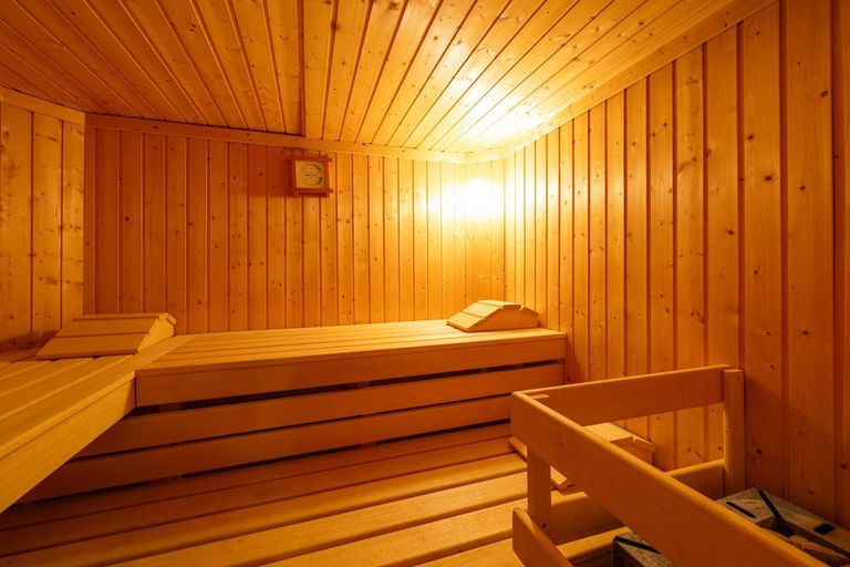 Sauna im Obergeschoss