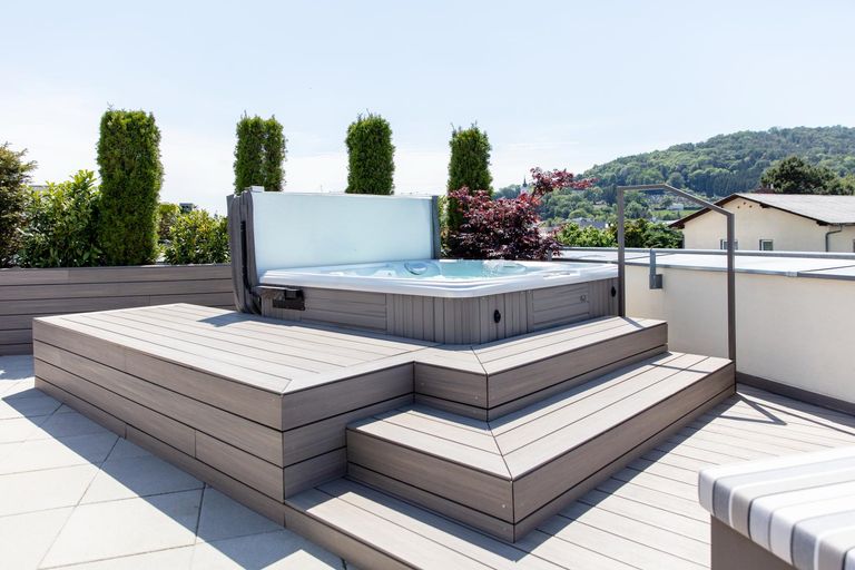Dachterrasse - Whirlpool
