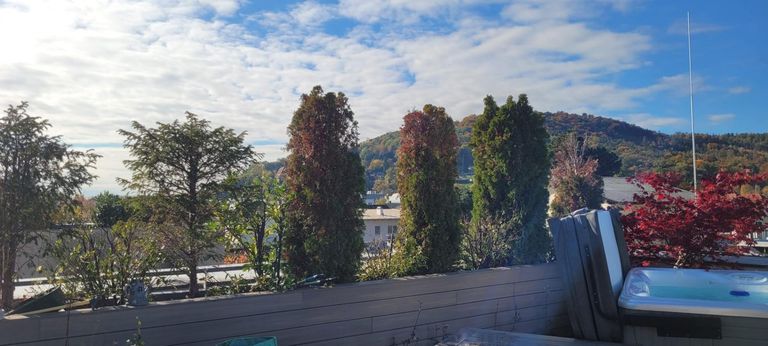 Aussicht von der Dachterrasse
