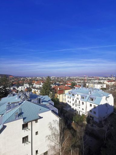 Blick aus dem Schlafzimmer
