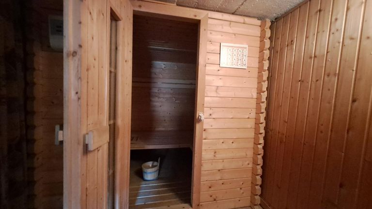 Sauna im Keller