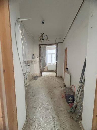 12 Rohformat Gang Muster wohnung