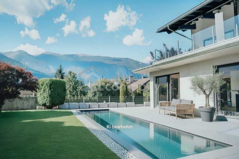 Das wäre möglich - Garten mit Pool Visualisierung