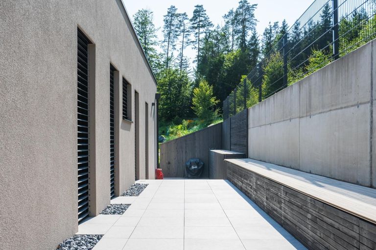 Bereich Haus Nordseite